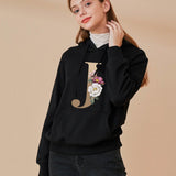 26 Letter Printing Fashion Women Hoodies